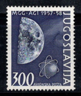 Yougoslavie 1953 Mi. 869 Neuf ** 60% Poste Aérienne 300 D, Espace, Géophysique - Airmail