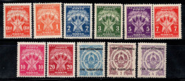 Yougoslavie 1946-50 Mi. 89-99 Neuf ** 100% Timbre-taxe Armoiries - Postage Due