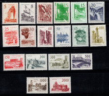 Yougoslavie 1961 Mi. 973-989 Neuf ** 100% Technologie, Architecture - Unused Stamps