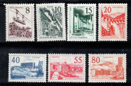 Yougoslavie 1959 Mi. 891-897 Neuf ** 100% Technologie, Architecture - Unused Stamps