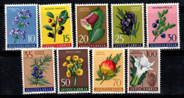 Yougoslavie 1959 Mi. 882-890 Neuf ** 100% FLEURS, FLORE - Unused Stamps