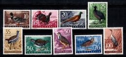 Yougoslavie 1958 Mi. 842-850 Neuf ** 100% Oiseaux, Faune - Unused Stamps