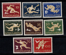 Yougoslavie 1956 Mi. 804-811 Neuf ** 100% Jeux Olympiques - Nuevos