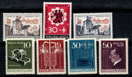 Yougoslavie 1956 Mi. 788-794 Neuf ** 100% JUFIZ, Tesla - Unused Stamps