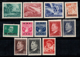Yougoslavie 1950 Mi. 598-609 Neuf ** 100% Rue, Tito, Enfants - Unused Stamps