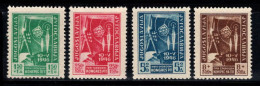 Yougoslavie 1946 Mi. 497-500 Neuf ** 100% Congrès Postal - Unused Stamps