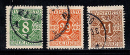 Danemark 1915 Mi. 11-13 Oblitéré 80% Service JOURNAUX - Dienstzegels