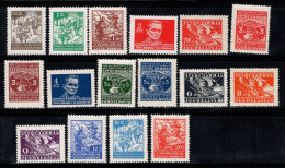Yougoslavie 1945 Mi. 470-485 Neuf ** 100% Histoire - Unused Stamps