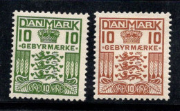 Danemark 1926 Mi. 15-16 Neuf * MH 100% Service - Dienstmarken
