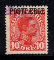 Danemark 1919 Mi. 1 Oblitéré 100% Signé Colis Postaux 10 O - Paketmarken