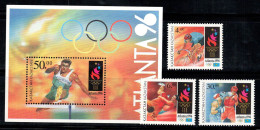 Kazakhstan 1996 Mi. 123-125, Bl. 5 Bloc Feuillet 100% Neuf ** Jeux Olympiques, Sports - Kazajstán