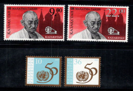 Kazakhstan 1995 Mi. 100-103 Neuf ** 100% Gandhi, ONU - Kazakistan