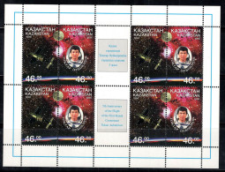 Kazakhstan 1996 Mi. 134-135 Mini Feuille 100% Neuf ** Espace, Aubakirow - Kazakistan