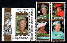 Îles Vierges Britanniques 1996 Mi. Bl. 86, 852 Bloc Feuillet 100% Neuf ** La Reine Élisabeth II - British Virgin Islands