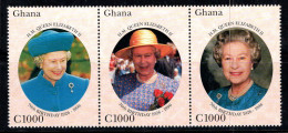 Ghana 1996 Mi. 2363-2365 Neuf ** 100% La Reine Élisabeth II - Ghana (1957-...)