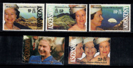 Île De L'Ascension 1992 Mi. 573-577 Neuf ** 100% La Reine Élisabeth II - Ascensione
