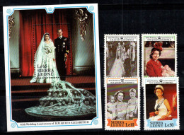 Sierra Leone 1988 Mi. 1071, Bl. 74 Bloc Feuillet 100% Neuf ** La Reine Élisabeth II - Sierra Leone (1961-...)