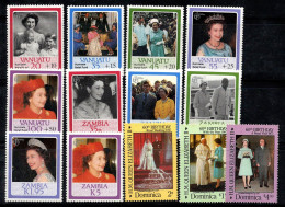 La Reine Élisabeth II 1986 Neuf ** 100% Débat Télévisé - Famous Ladies