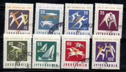 Yougoslavie 1960 Mi. 909-916 Oblitéré 100% Jeux Olympiques - Oblitérés
