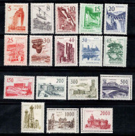Yougoslavie 1961 Mi. 973-989 Neuf * MH 80% Technologie Et Architecture - Unused Stamps