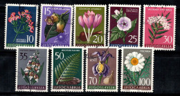 Yougoslavie 1957 Mi. 812-820 Oblitéré 100% Fleurs, Florai - Used Stamps