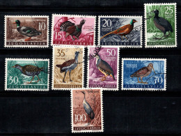 Yougoslavie 1958 Mi. 842-850 Oblitéré 100% Oiseaux, Faune - Used Stamps