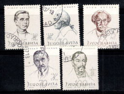 Yougoslavie 1957 Mi. 834-838 Oblitéré 100% Débat Télévisé - Oblitérés