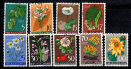 Yougoslavie 1955 Mi. 765-773 Oblitéré 100% Fleurs, Flore - Gebraucht