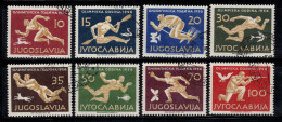 Yougoslavie 1956 Mi. 804-811 Oblitéré 100% Jeux Olympiques - Usados