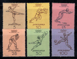 Yougoslavie 1952 Mi. 698-703 Neuf * MH 100% Jeux Olympiques - Unused Stamps