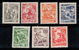Yougoslavie 1952 Mi. 717-723 Neuf ** 80% L'économie Locale, L'emploi - Unused Stamps