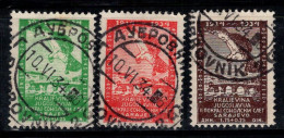 Yougoslavie 1934 Mi. 272-274 Oblitéré 100% Faucon - Usados