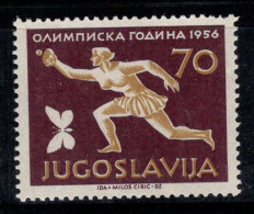 Yougoslavie 1956 Mi. 810 Neuf ** 100% Jeux Olympiques, 70 D - Unused Stamps