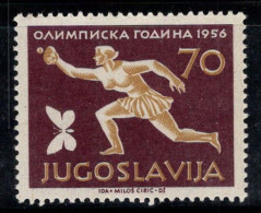 Yougoslavie 1956 Mi. 810 Neuf ** 80% Jeux Olympiques, 70 D - Unused Stamps
