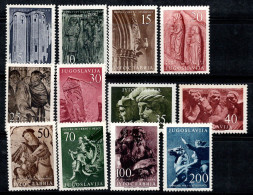 Yougoslavie 1956 Mi. 776-787 Neuf ** 80% Débat Télévisé - Unused Stamps