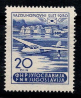 Yougoslavie 1950 Mi. 615 Neuf ** 100% 20 Din, Avion Poste Aérienne - Luchtpost