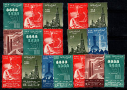 Égypte 1958 Mi. 14-18 Neuf ** 100% Révolution - Unused Stamps