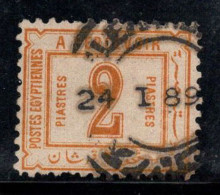 Égypte 1888 Mi. 13 Oblitéré 80% 2 P Timbre-taxe - 1866-1914 Khedivato Di Egitto