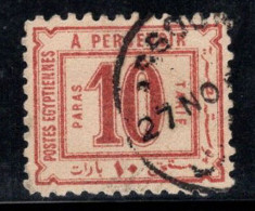 Égypte 1886 Mi. 6 Oblitéré 100% Timbre-taxe 10 Pa - 1866-1914 Khedivate Of Egypt