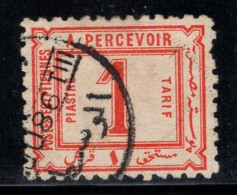 Égypte 1884 Mi. 3 Oblitéré 40% 1 P Timbre-taxe - 1866-1914 Khedivato De Egipto