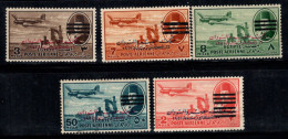 Égypte 1953 Neuf * MH 100% Poste Aérienne Surimprimé - Airmail