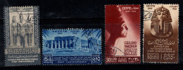 Égypte 1947 Mi. 301-304 Oblitéré 100% Art, Culture - Used Stamps