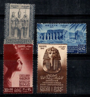 Égypte 1947 Mi. 301-304 Neuf ** 100% Art, Culture - Storia Postale