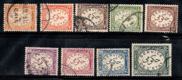 Égypte 1938 Mi. 51-59 Oblitéré 80% Service - Service