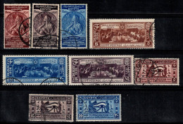 Égypte 1936-37 Oblitéré 100% Conférence Londres, Médaille, Le Caire - Used Stamps