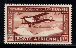 Égypte 1929 Mi. 152 Neuf * MH 100% Poste Aérienne 27 M, AVION - Poste Aérienne