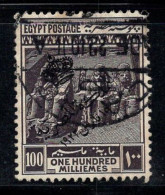 Égypte 1922 Mi. 79 Oblitéré 100% Surimprimé Plateau, 100 M - 1915-1921 Britischer Schutzstaat