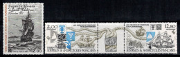 Territoire Antarctique Français TAAF 1985 Mi. 204,206-07 Neuf ** 100% Poste Aérienne Frégate Novara,Voiliers - Unused Stamps