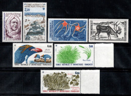 Territoire Antarctique Français TAAF 1985-87 Mi. 202-03,220-24 Neuf ** 100% Animaux, Plantes, Porto Martino... - Unused Stamps