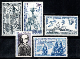 Territoire Antarctique Français TAAF 1977-80 Neuf ** 100% Navires,Personnalités,Océanographie - Unused Stamps